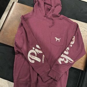 Pink gold sequin hoody